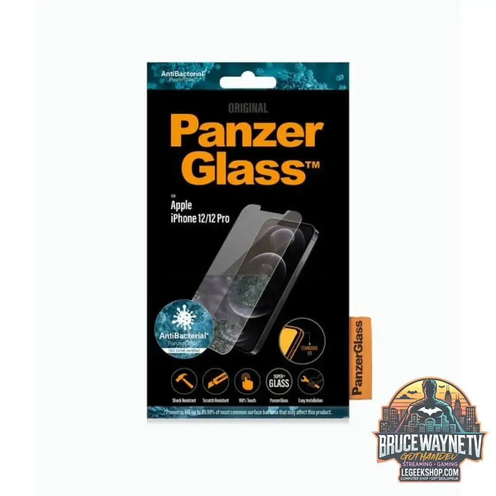 PanzerGlass Displayschutz, Schutzfolie transparent, iPhone 12 | 12 Pro - Beschaffenheit: Glänzend - vue 2