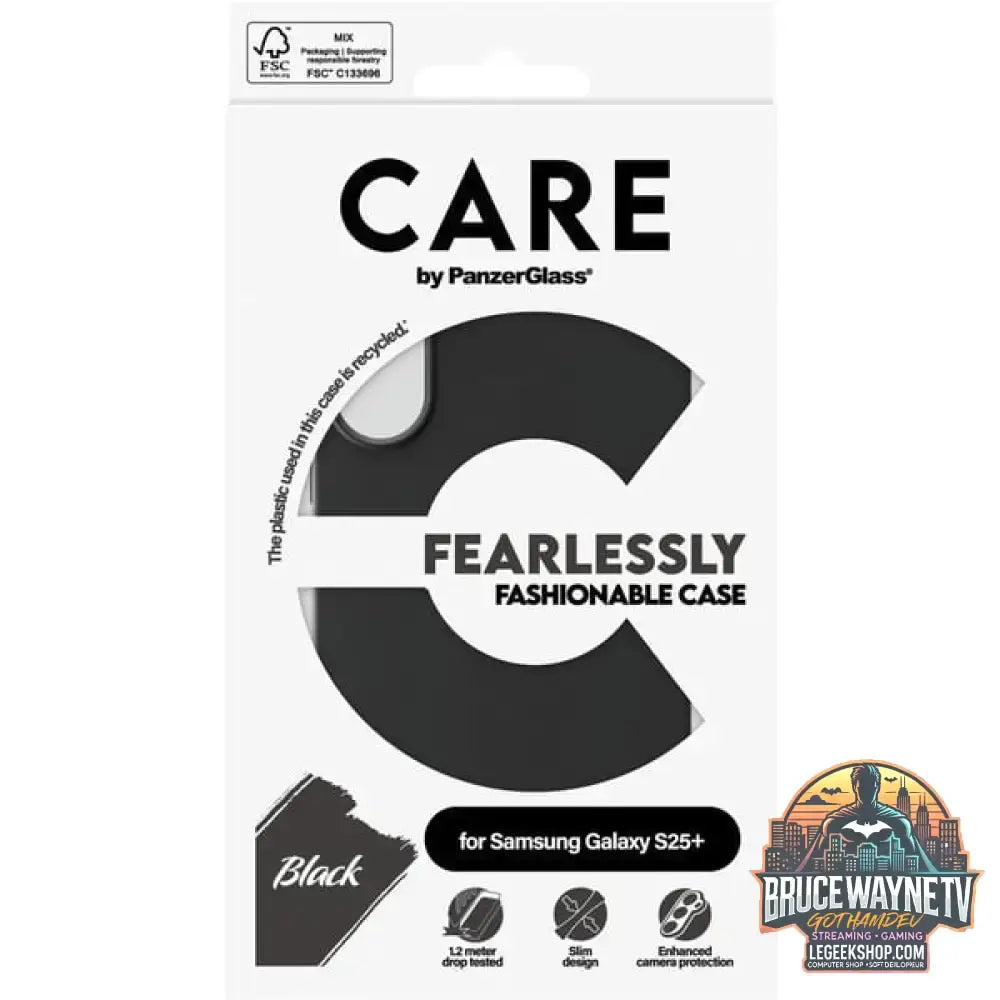 PanzerGlass Fearlessly Fashionable Case, Handyhülle schwarz, Samsung Galaxy S25+ - PanzerGlass