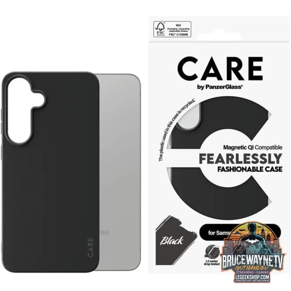 PanzerGlass Fearlessly Fashionable Case, Handyhülle schwarz, Samsung Galaxy S25+, QI-kompatibel - PanzerGlass - vue 4
