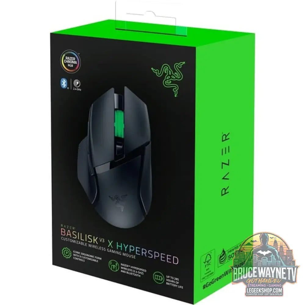 Razer Basilisk V3 X Hyperspeed, souris gaming - vue 8