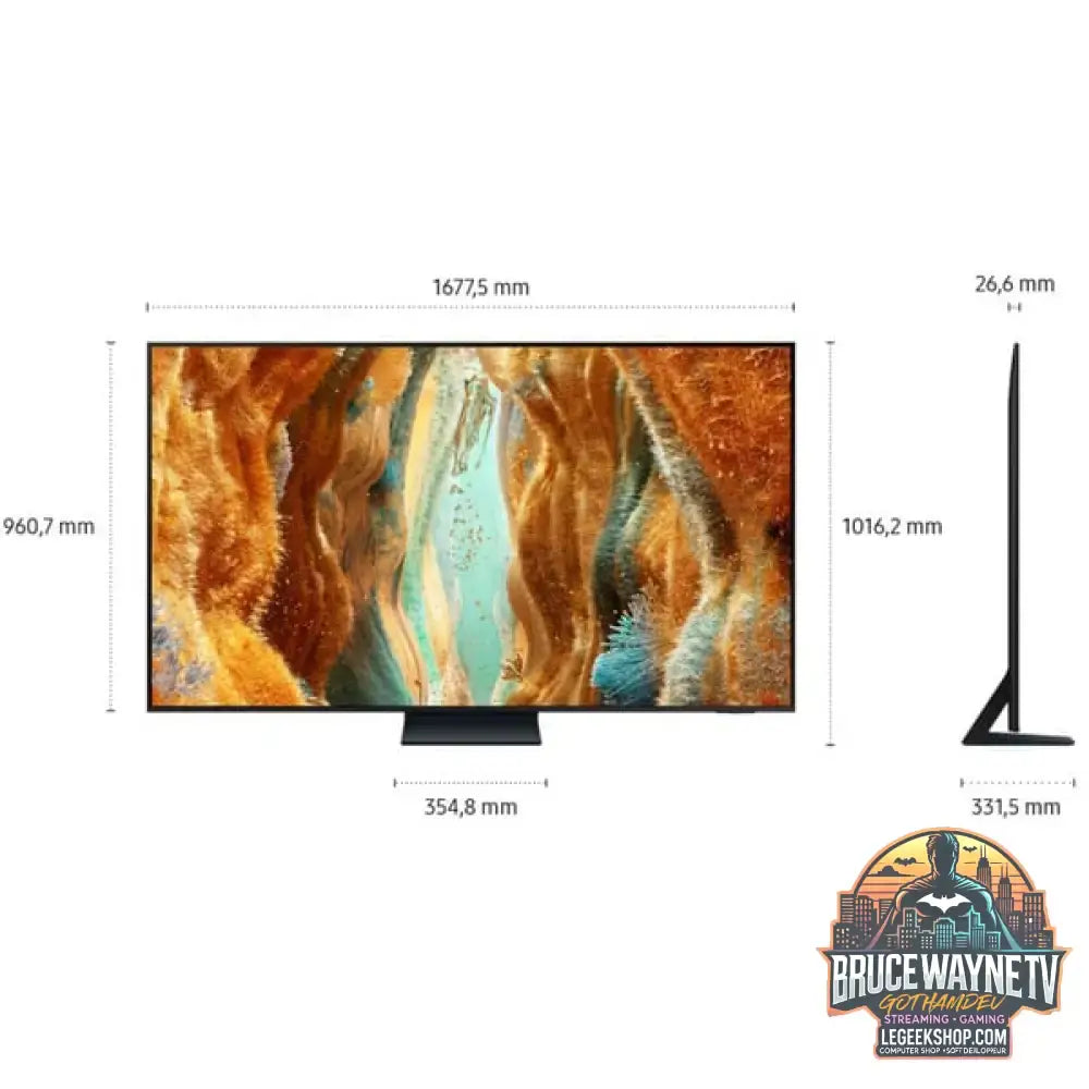 Samsung 75" Neo QLED QN72F (GQ75QN72FATXZG), QLED-Fernseher - Samsung - vue 3