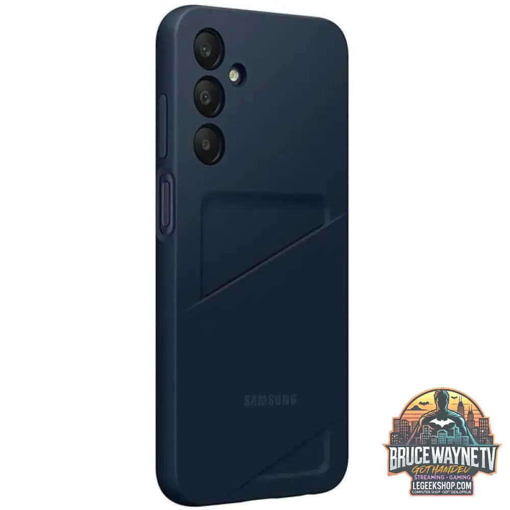 Samsung Card Slot Case, Handyhülle dunkelblau, Samsung Galaxy A25 5G - Feature: Aussparung für Kamera - vue 4