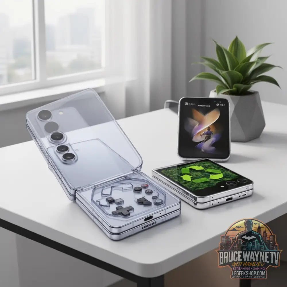 Samsung Galaxy Z Flip — produit geek, vue 10, LeGeekShop