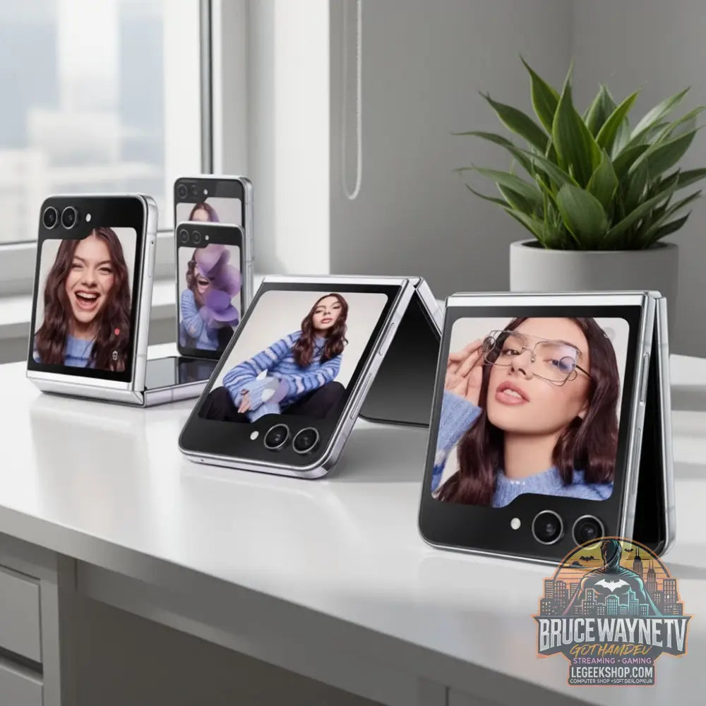 Samsung Galaxy Z Flip — produit geek, vue 8, LeGeekShop