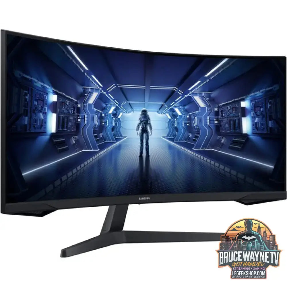 Samsung Odyssey G5 C34G55TWWP 34" QHD/WQHD VA 165 Hz - Samsung - vue 3