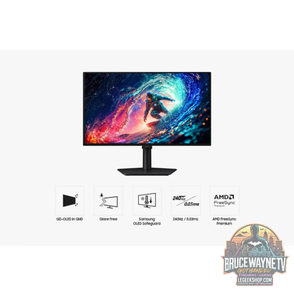 Samsung Odyssey S27HG612SU OLED (G61SH) 27" QHD/WQHD QD-OLED 240 Hz - Samsung - vue 15