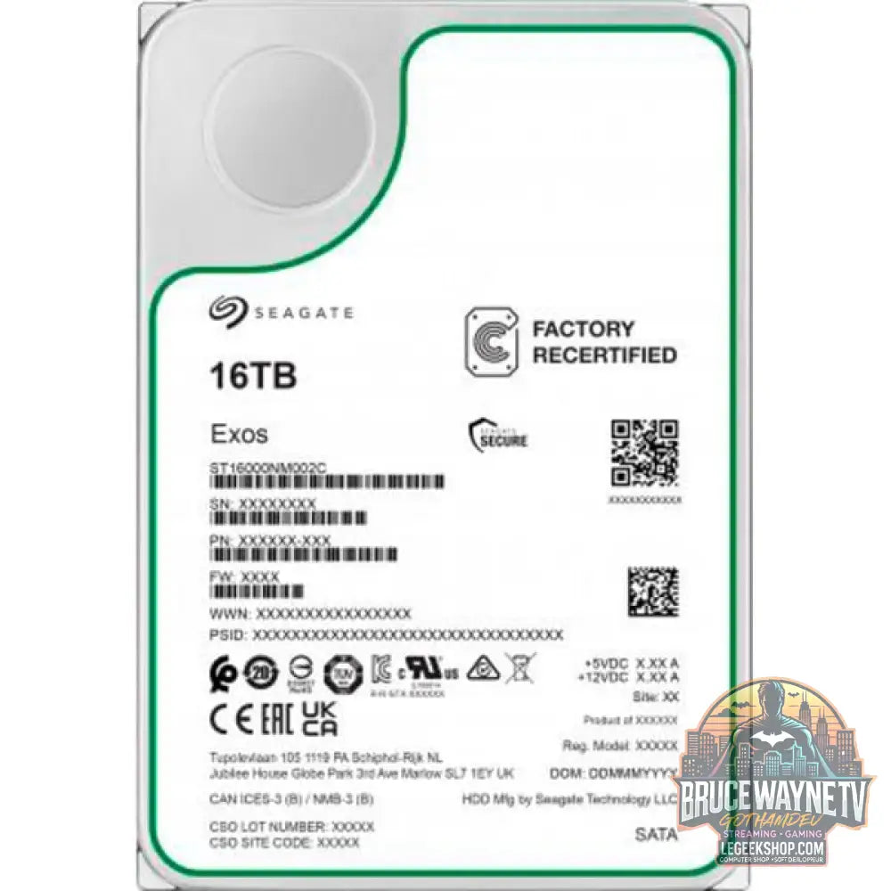 Seagate Exos 16 TB, Festplatte SATA 6 Gb/s, 3,5" - Seagate