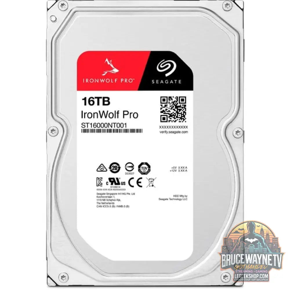 Seagate IronWolf Pro NAS 16 TB CMR, Festplatte SATA 6 Gb/s, 3,5" - Seagate - vue 2