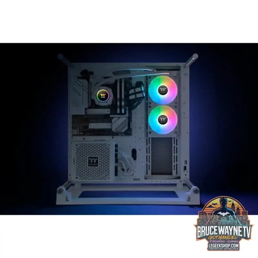 Thermaltake TH240 V2 ARGB Sync AIO Liquid Cooler Snow Edition, Wasserkühlung weiß - Thermaltake - vue 7