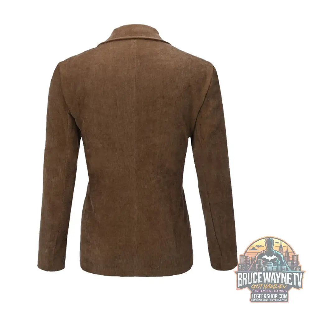 Veste Blazer Homme Velours Côtelé Hiver Casual Chaud Noir Marron Vert Bleu - Veste Homme