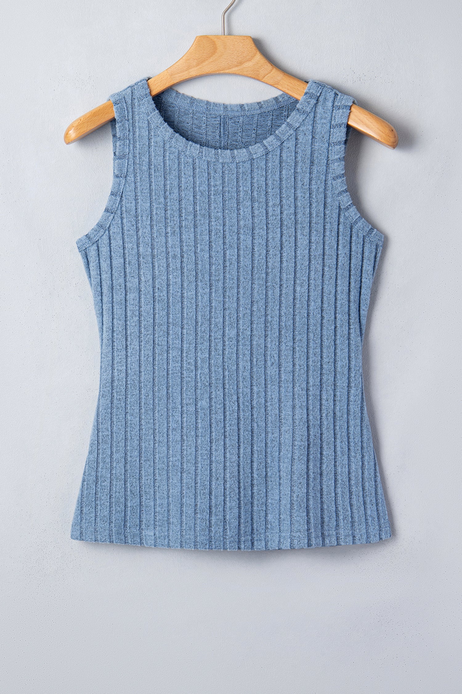 Phalaenopsis Slim Ribbed Mineral Wash Tank Top