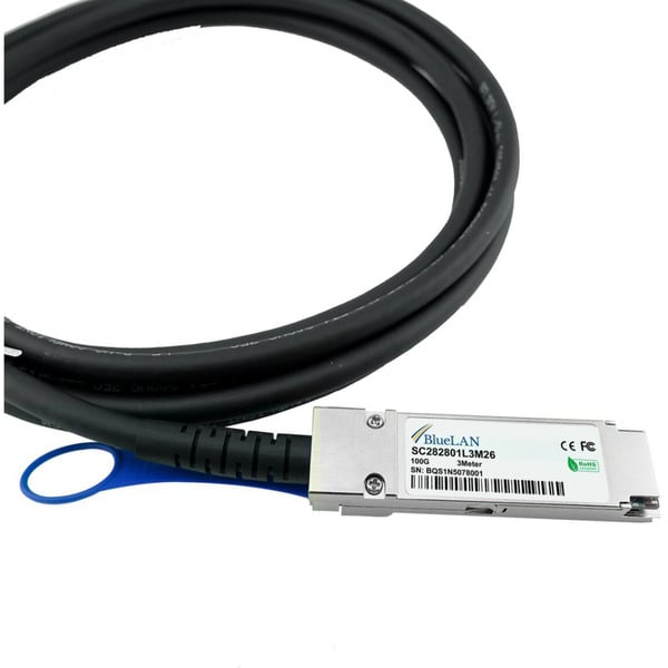 € 110,00 BlueOptics BlueLAN Direct Attach câble kompatibel zu NVIDIA MCP1600-C002 QSFP28 - BlueOptics - vue 2