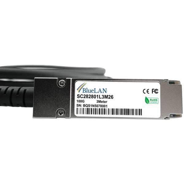 € 83,11 BlueOptics BlueLAN Direct Attach câble kompatibel zu Ruckus E100G-QSFP-QSFP-P-0301 - BlueOptics - vue 3