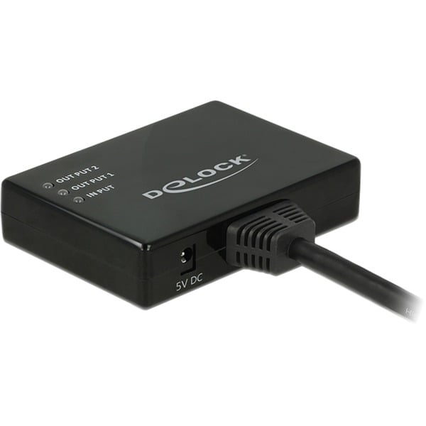 DeLOCK Splitter 1x HDMI Stecker > 2x HDMI out 4K, HDMI Splitter - DeLOCK - vue 2