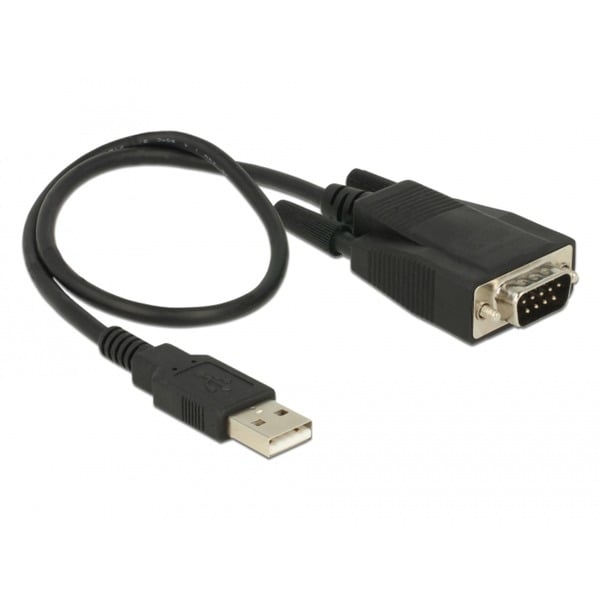 DeLOCK USB 2.0 Adapter, USB-A Stecker > Seriell RS-232 Stecker - DeLOCK - vue 3