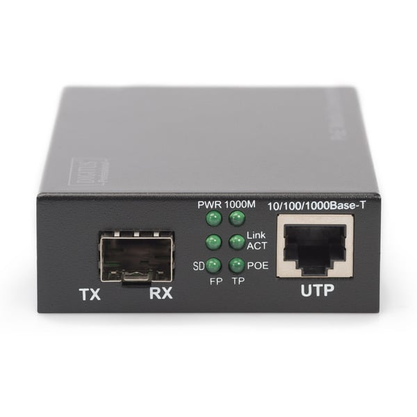Digitus Gigabit PoE Medienkonverter, RJ45 / SFP, PSE - Digitus - vue 3