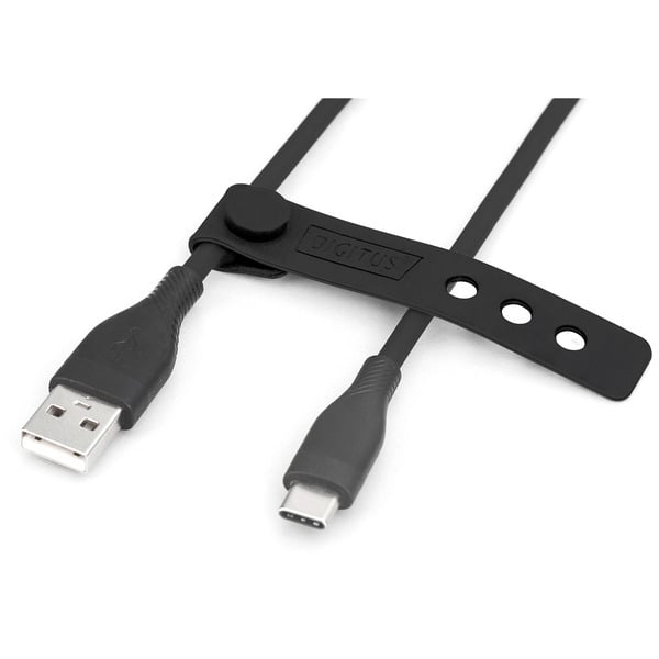 Digitus USB 2.0 Silikon-Anschlusskabel USB-A > USB-C - Digitus - vue 4