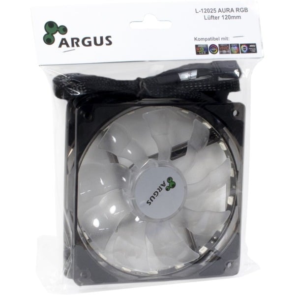 Inter-Tech Argus L-12025 Aura RGB, Gehäuselüfter - Inter-Tech - vue 10