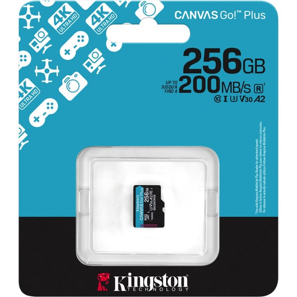 Kingston Canvas Go! Plus 256 GB microSDXC, Speicherkarte - Kingston - vue 3