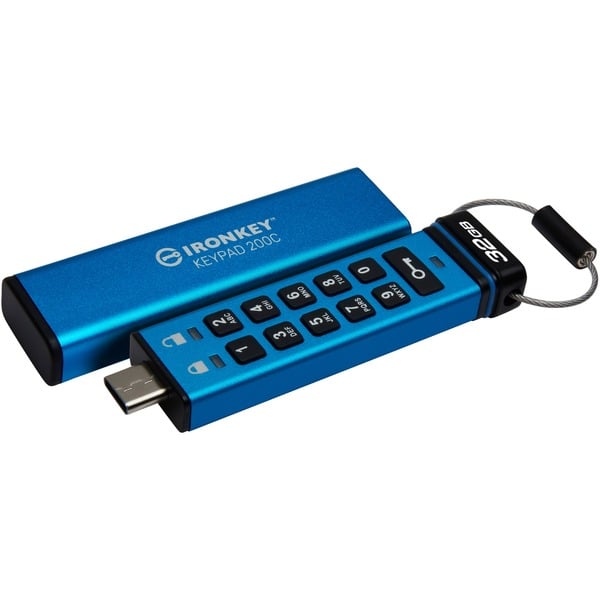 Kingston IronKey Keypad 200 32 GB, USB-Stick - Kingston - vue 3