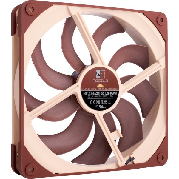Noctua NF-A14x25 G2 LS-PWM, Gehäuselüfter - Noctua - vue 4