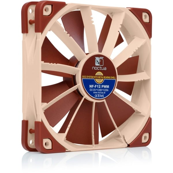 Noctua NF-F12 PWM, Gehäuselüfter - Noctua - vue 2