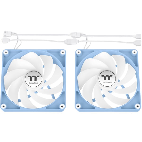 Thermaltake CT120 Reverse ARGB Sync PC Cooling Fan Hydrangea Blue, Gehäuselüfter - Thermaltake - vue 10