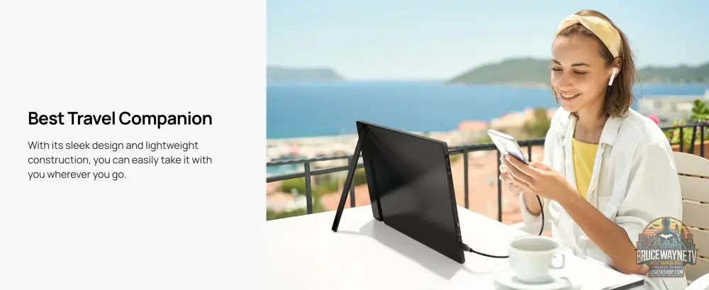 ARZOPA 15.6 pouces moniteur Portable FHD 1080P IPS USB-C mini-hdmi deuxième écran externe pour PC/MAC/téléphone/Xbox/PS