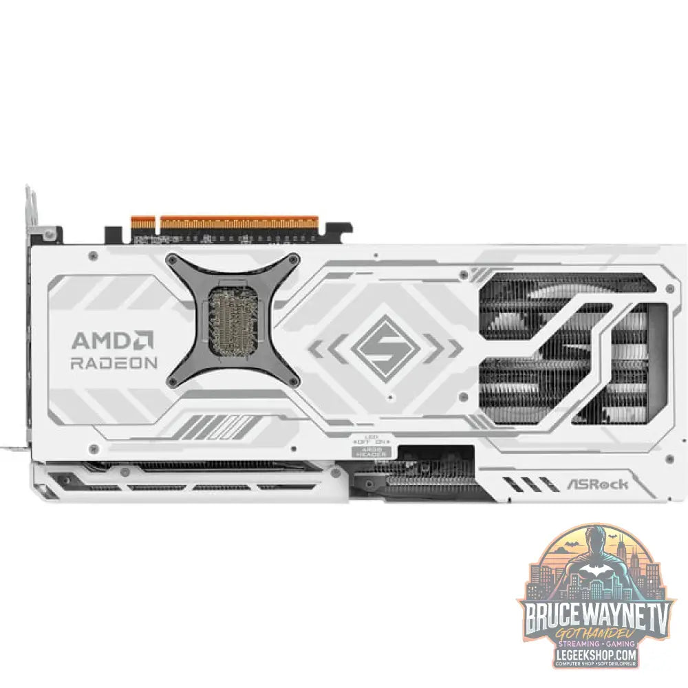 ASRock Radeon RX 9070 XT Steel Legend 16GB, carte graphique blanc, RDNA4, GDDR6, 3x DisplayPort, 1x HDMI 2.1 - ASRock - vue 7
