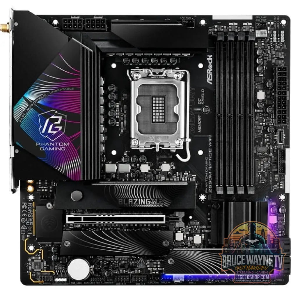 ASRock Z890M RIPTIDE WIFI, carte mère - ASRock - vue 2