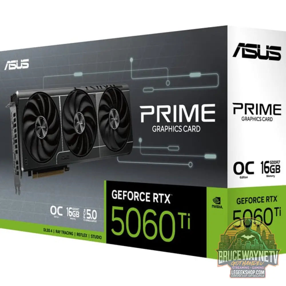 ASUS GeForce RTX 5060 Ti PRIME OC 16GB, carte graphique DLSS 4, 3x DisplayPort, 1x HDMI 2.1 - ASUS - vue 15