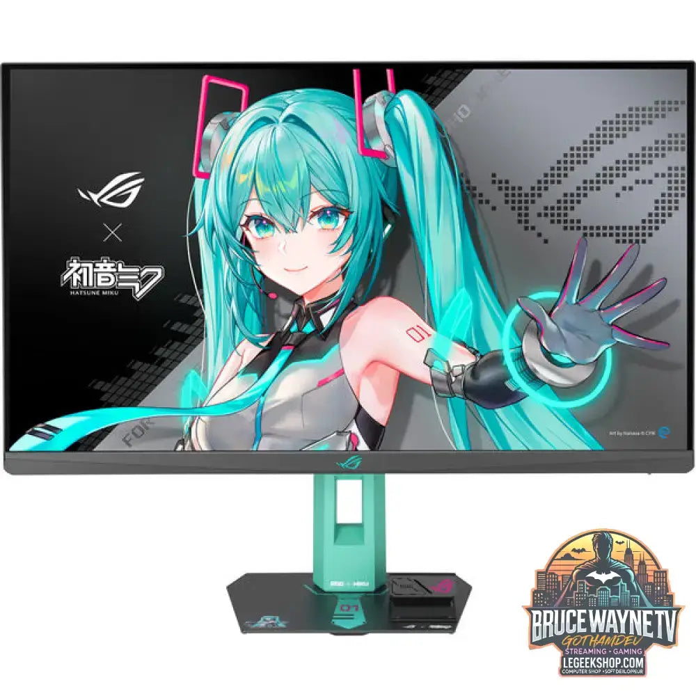 ASUS ROG Strix XG27ACMEG-G Hatsune Miku Edition 27" QHD/WQHD IPS 260 Hz - ASUS - vue 2
