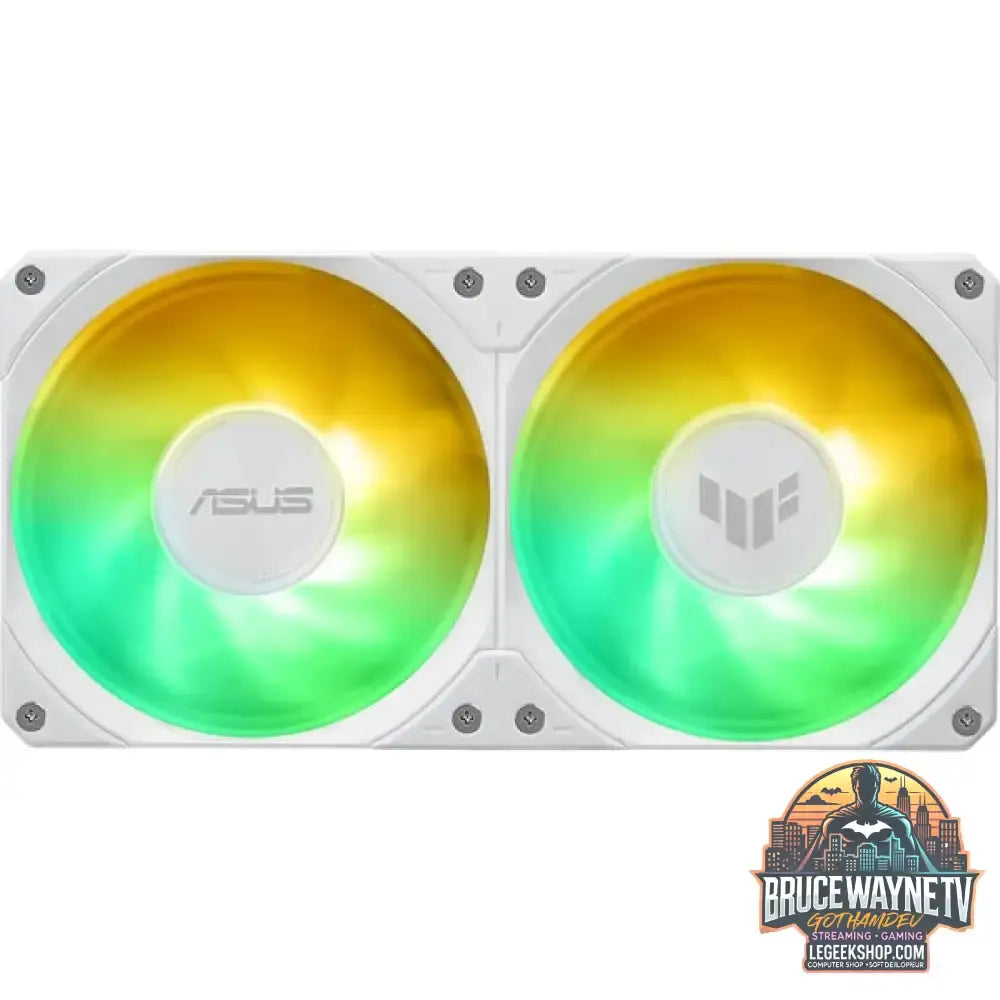 ASUS TUF Gaming LC III 240 ARGB, Wasserkühlung weiß, White Edition - ASUS - vue 8