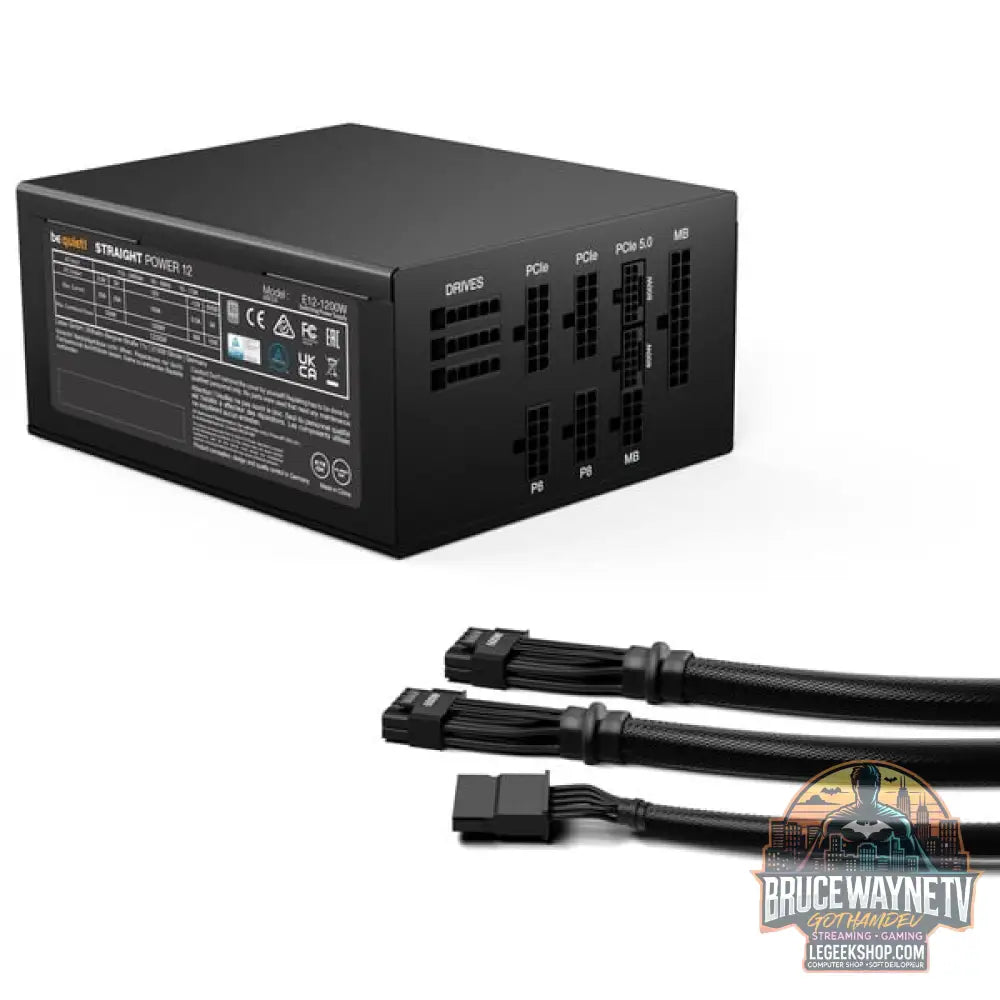 be quiet! Straight Power 12 Platinum 1200W ATX3.1, alimentation PC - vue 4