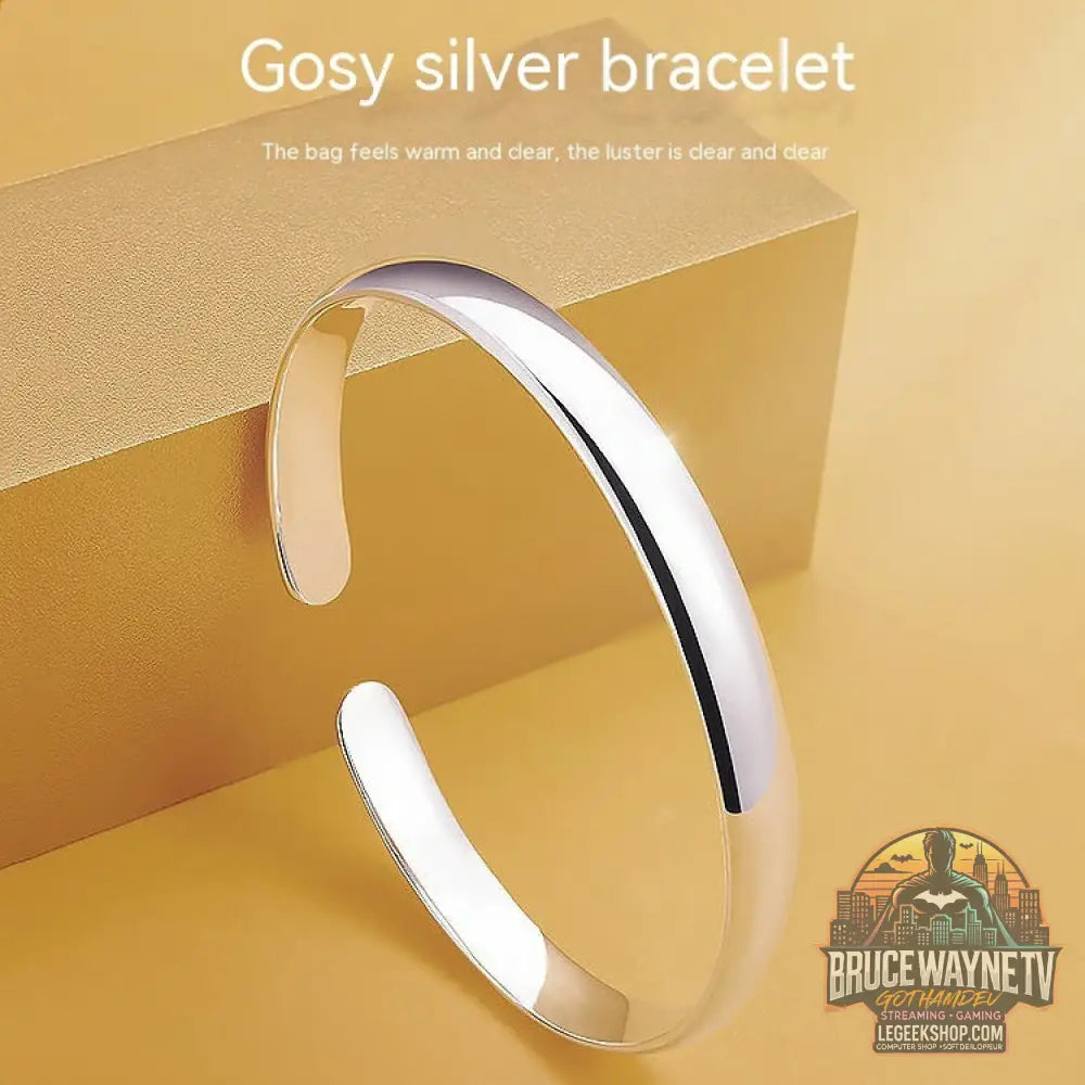 Bracelet Argent 999 Sutra Cœur Brillant Cuivre Plaqué - Bracelet