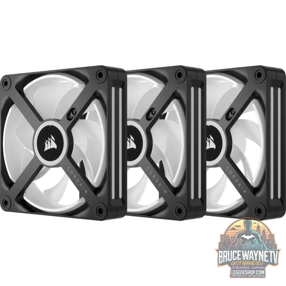 Corsair iCUE LINK QX120 RGB 120-mm-PWM-Lüfter, Gehäuselüfter - Corsair - vue 12