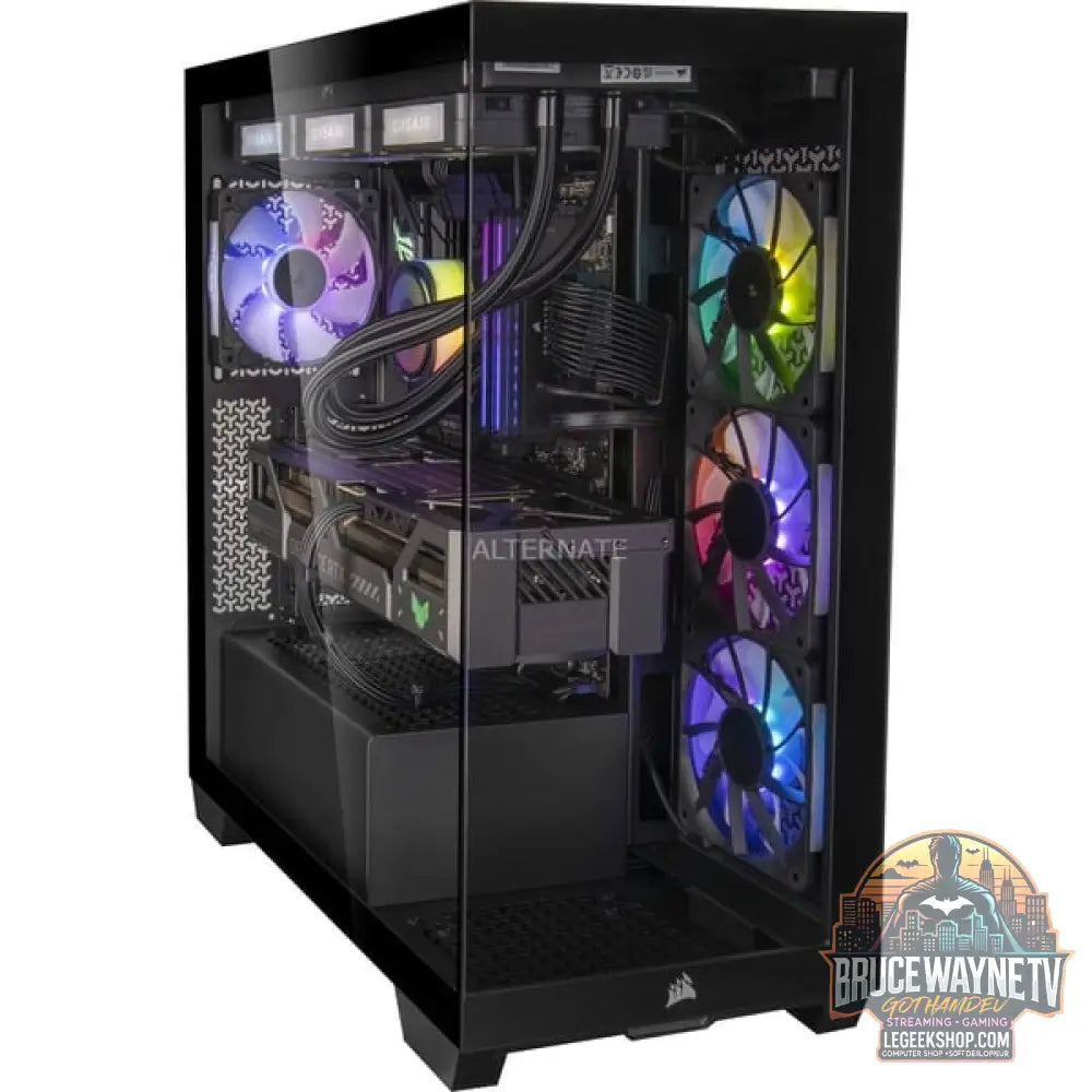 Custom PC Series • iCUE Red Elements Gaming-PC — vue 3