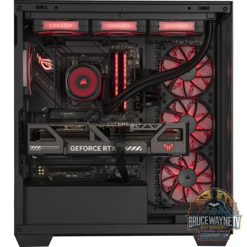 Custom PC Series • iCUE Red Elements Gaming-PC — vue 2