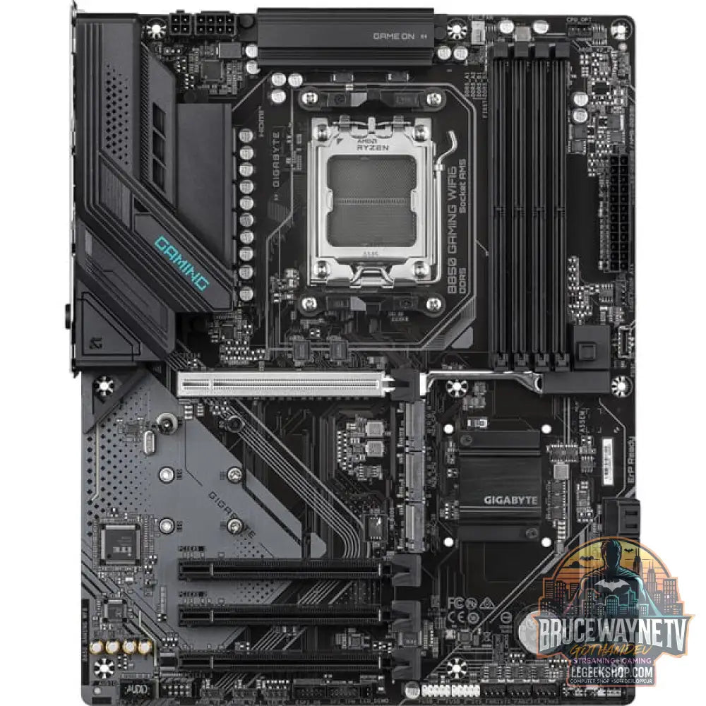 GIGABYTE AMD Radeon RX 9060 XT GAMING OC 16GB + B850 GAMING WIFI6, kit upgrade PC - GIGABYTE - vue 5