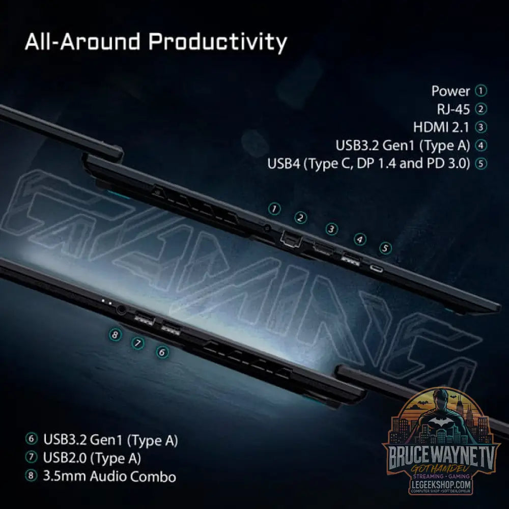 GIGABYTE GAMING A18 3VHK3DEC64SH, Gaming-Notebook - vue 15