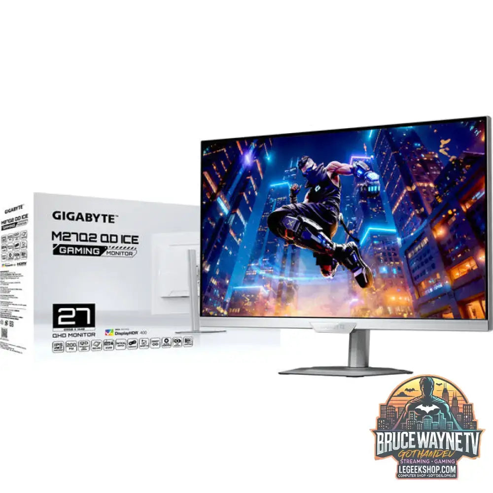 GIGABYTE M27Q2 QD ICE QLED 27" QHD/WQHD IPS 200 Hz - GIGABYTE - vue 8