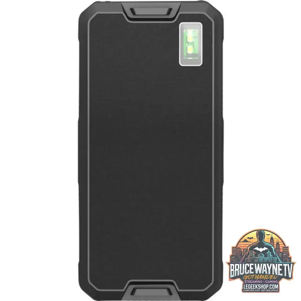 goobay Outdoor Schnelllade-Powerbank 20.000 mAh mit Solar schwarz, USB-C PD, QC 3.0 - Stromquelle: Solar, USB-C, Micro-USB - vue 3