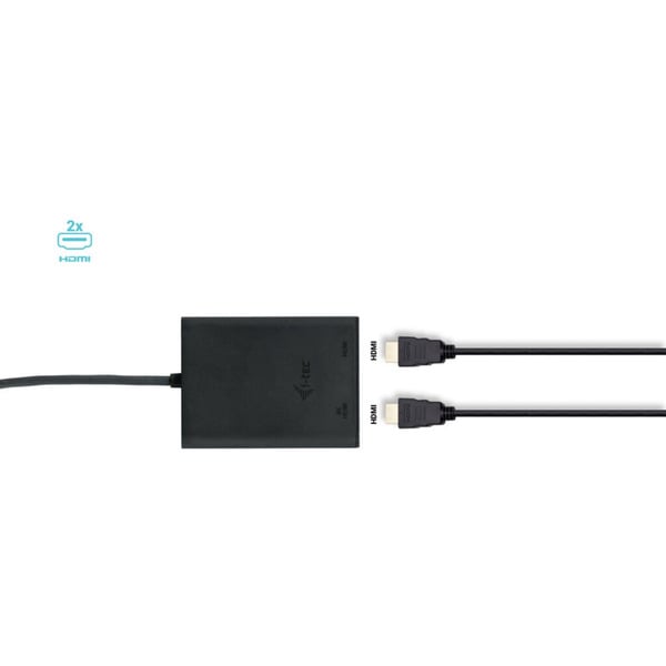 € 30,24 i-tec Video Adapter USB-C > Dual HDMI 4K / 60Hz (single 8K / 30Hz) - i-tec - vue 2