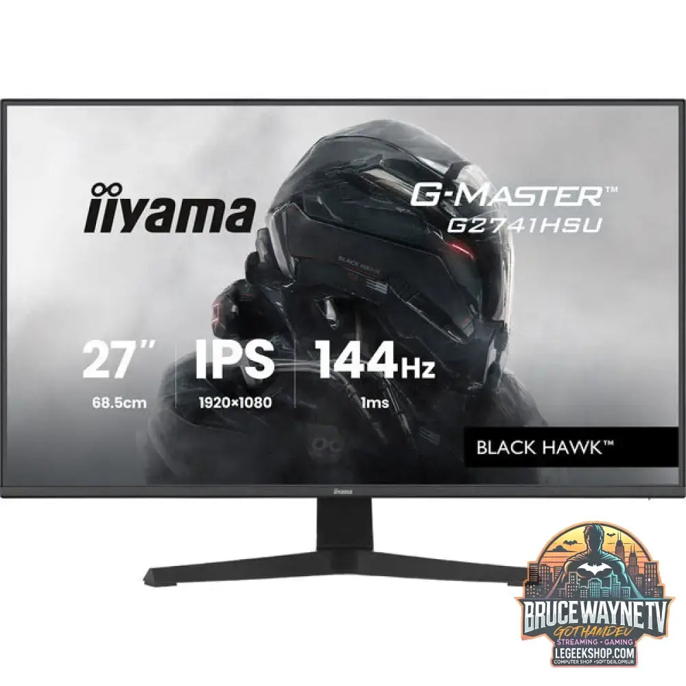 iiyama G-Master G2741HSU-B1 Black Hawk 27" Full HD IPS 144 Hz - iiyama - vue 2