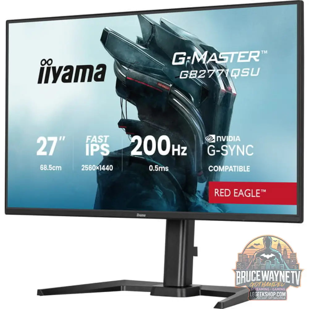iiyama G-Master GB2771QSU-B1 Red Eagle, Gaming-Monitor - vue 4