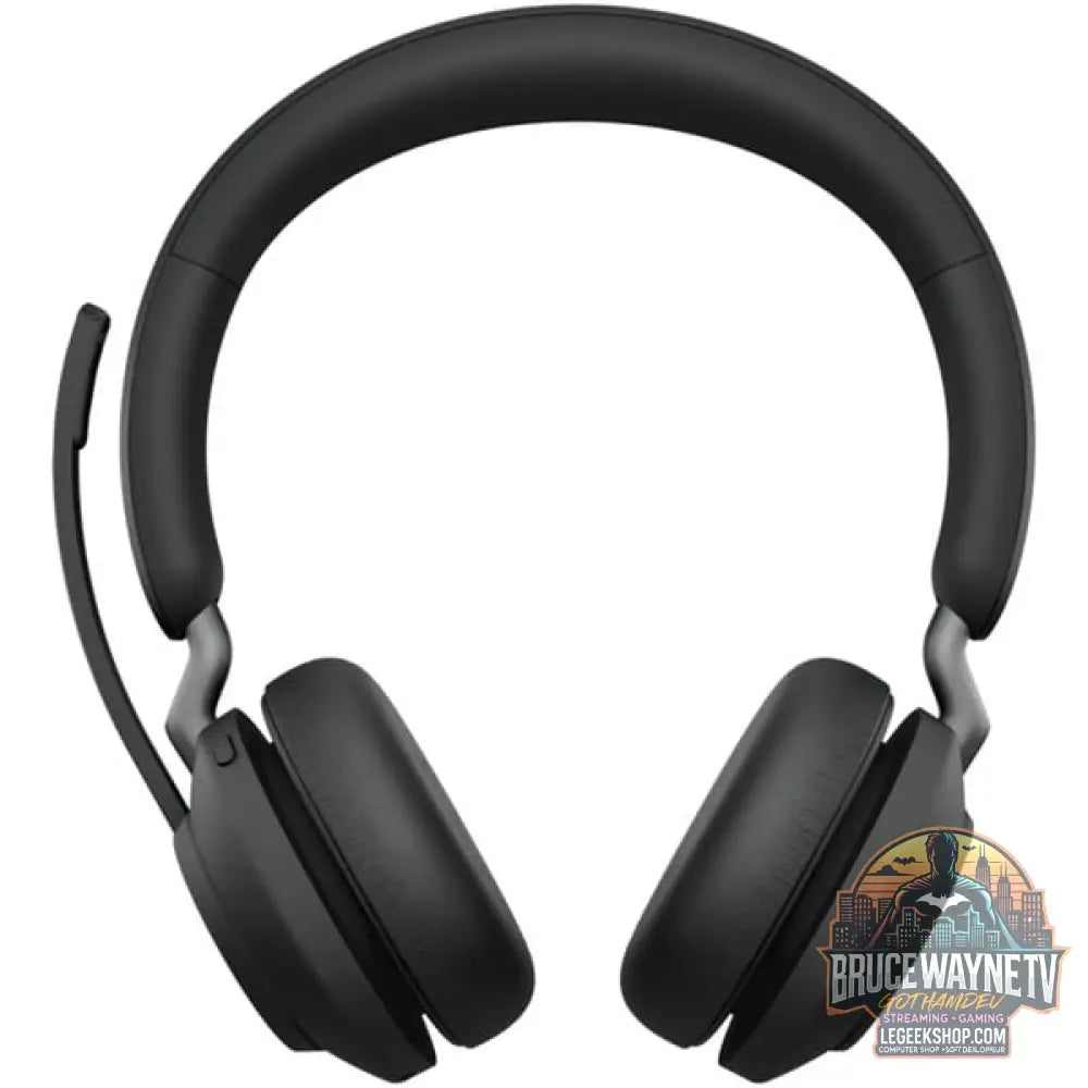 Jabra Evolve2 65, Headset noir, Microsoft Teams, USB-C, station de charge - Jabra - vue 3