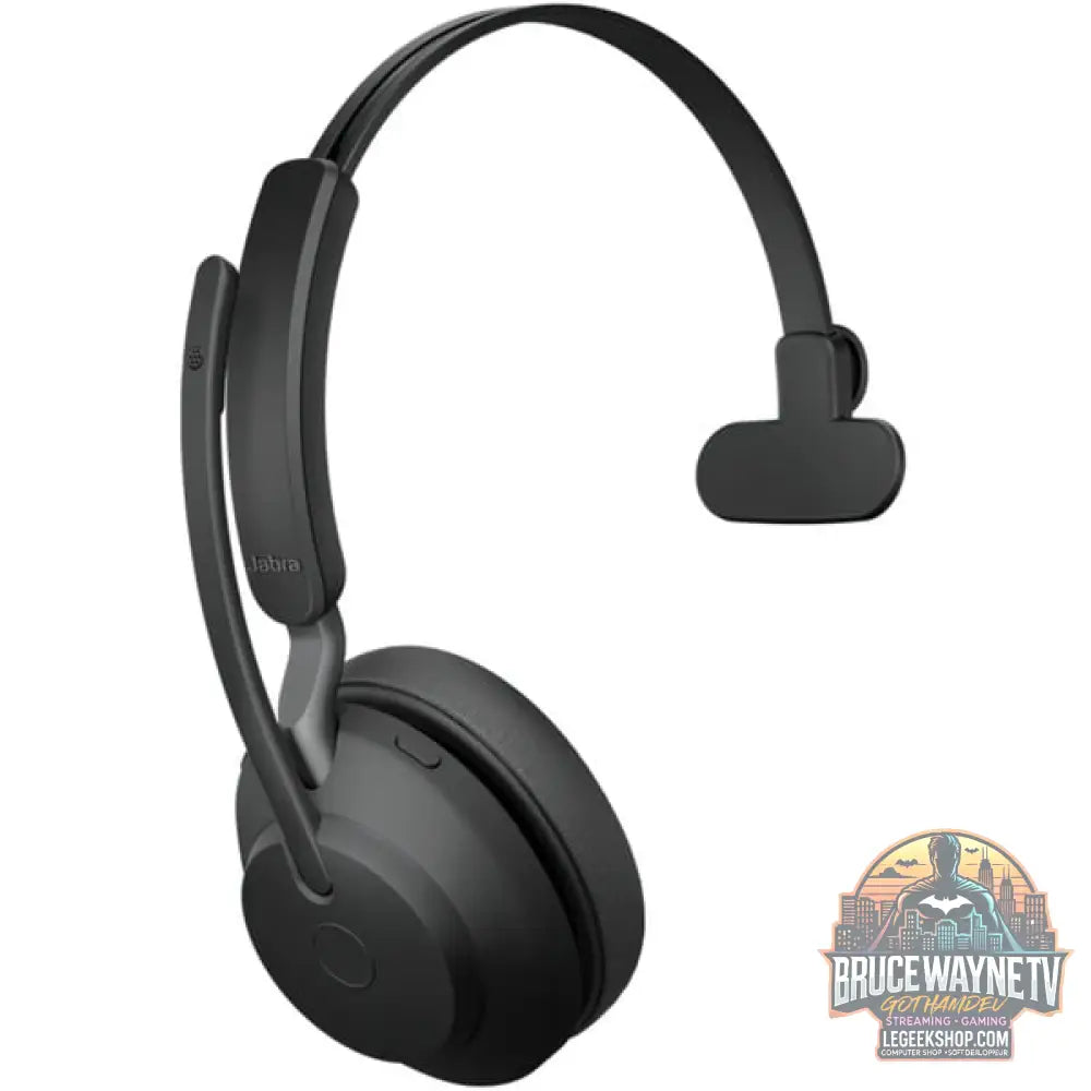 Jabra Evolve2 65, Headset noir, UC, USB-C - Jabra - vue 2