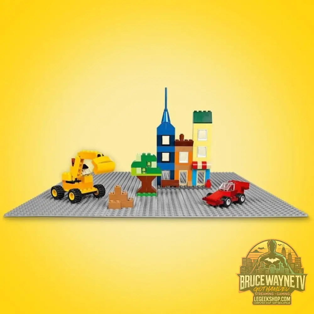 LEGO 11024 Classic Graue Bauplatte, jeu de construction gris, Quadratische Grundplatte avec 48x48 Noppen - LEGO - vue 6