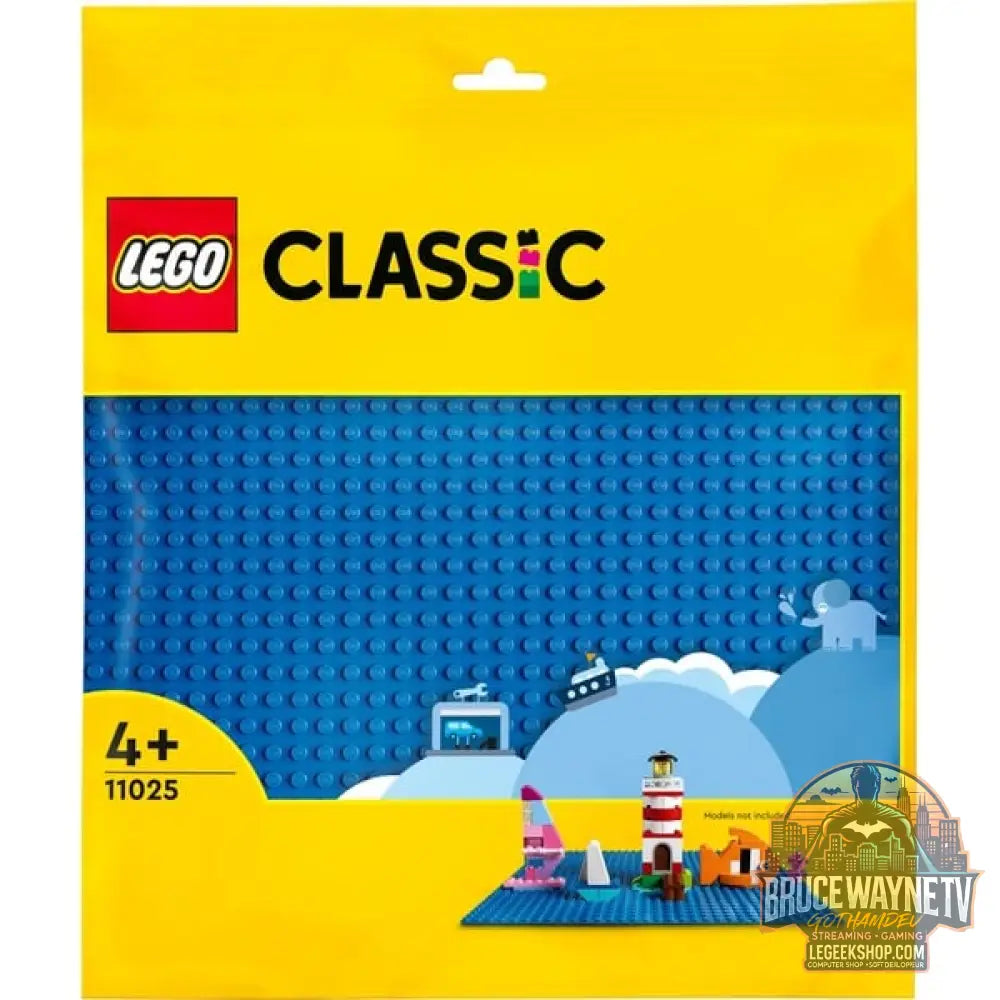 LEGO 11025 Classic Blaue Bauplatte, jeu de construction bleu, Quadratische Grundplatte avec 32x32 Noppen - LEGO - vue 9