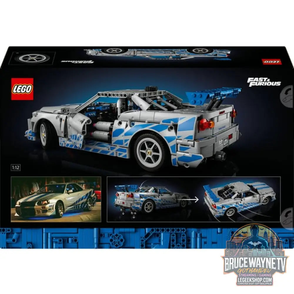 LEGO 42210 Technic 2 Fast 2 Furious Nissan Skyline GT-R(R34) Flitzer, jeu de construction - LEGO - vue 7